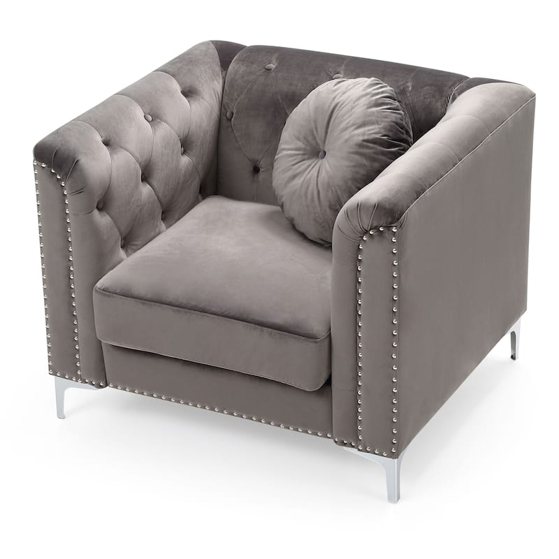Pompano Velvet Chair