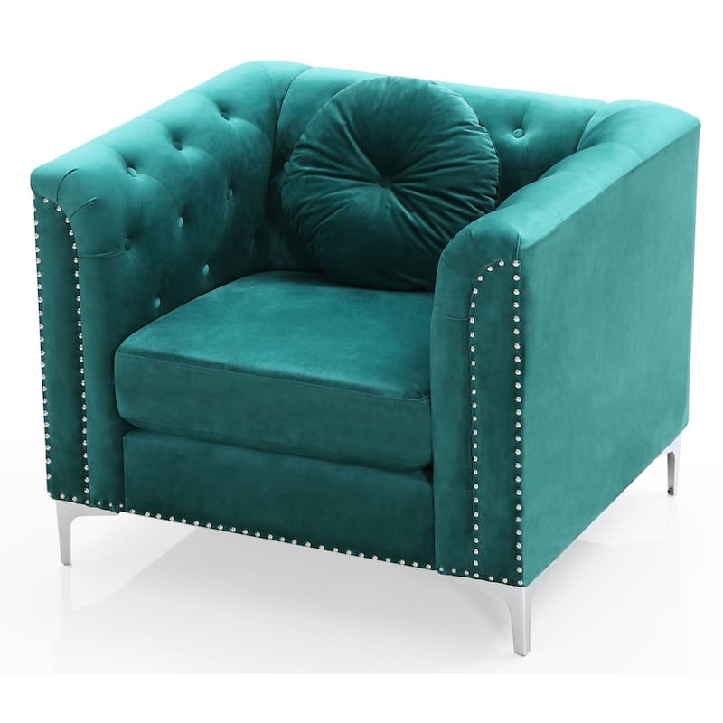 Pompano Velvet Chair