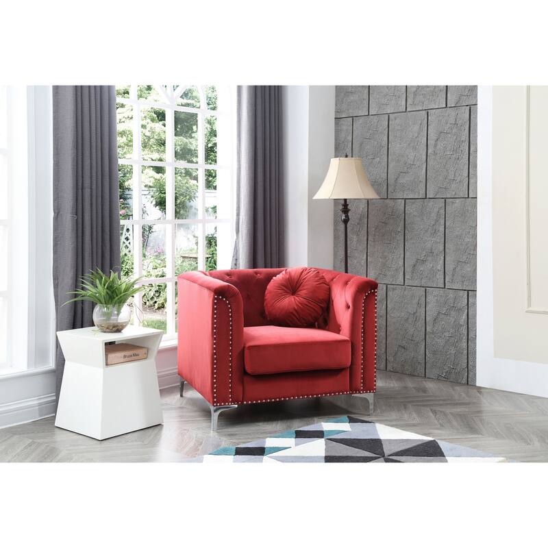 Pompano Velvet Chair
