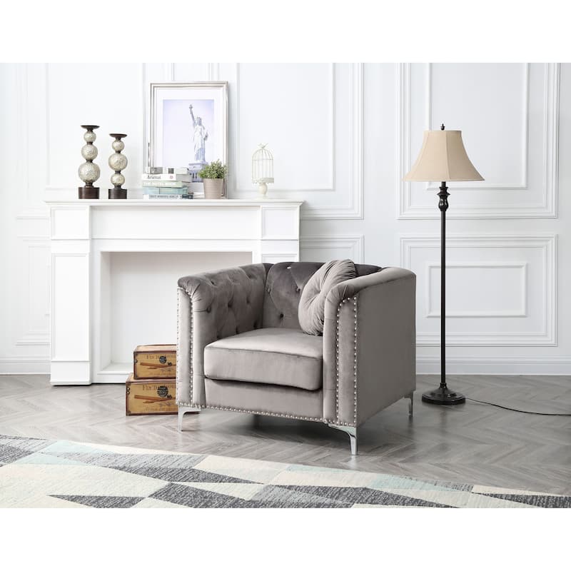 Pompano Velvet Chair