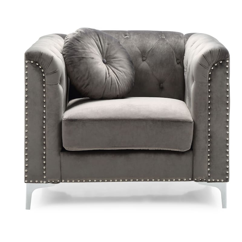 Pompano Velvet Chair