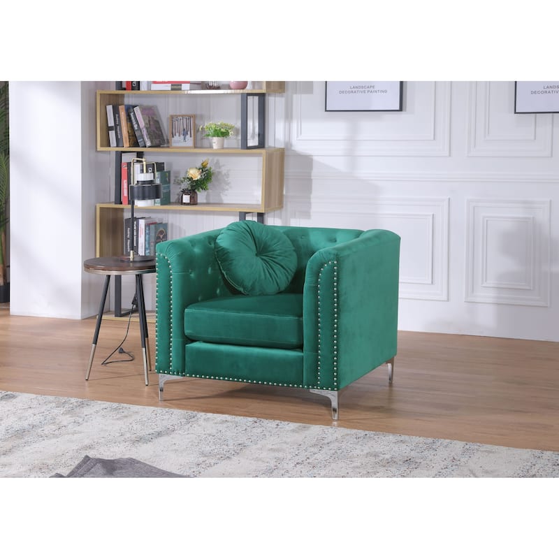 Pompano Velvet Chair