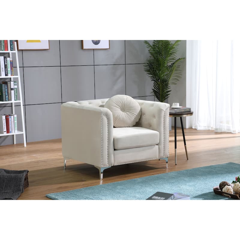 Pompano Velvet Chair