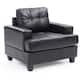 Option Faux Leather Black