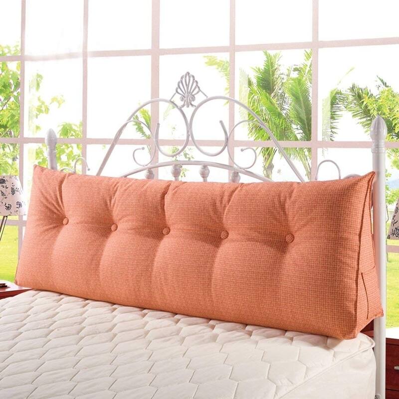 WOWMAX Bed Wedge Triangular Bolster Backrest Reading Pillow Daybed