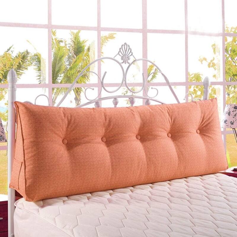 WOWMAX Bed Wedge Triangular Bolster Backrest Reading Pillow Daybed