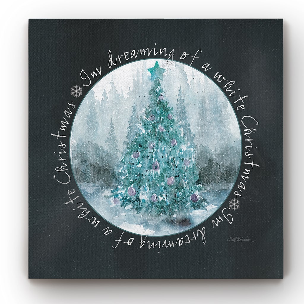 White Christmas -Gallery Wrapped Canvas