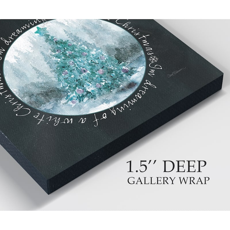 White Christmas -Gallery Wrapped Canvas