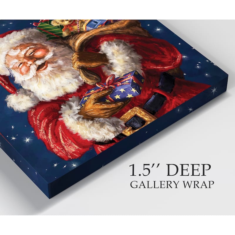 Jolly Old St. Nick -Gallery Wrapped Canvas