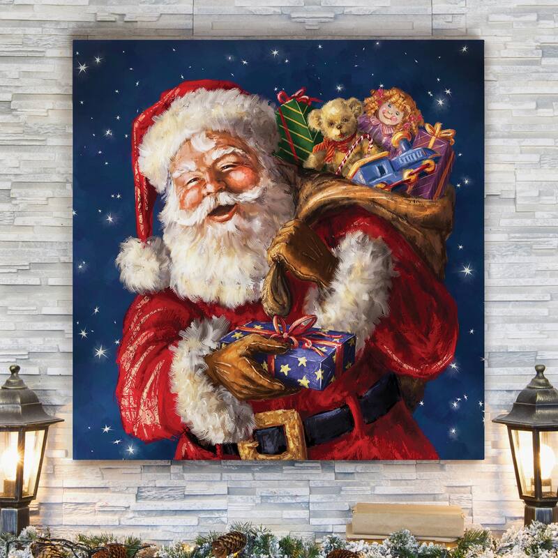 Jolly Old St. Nick -Gallery Wrapped Canvas