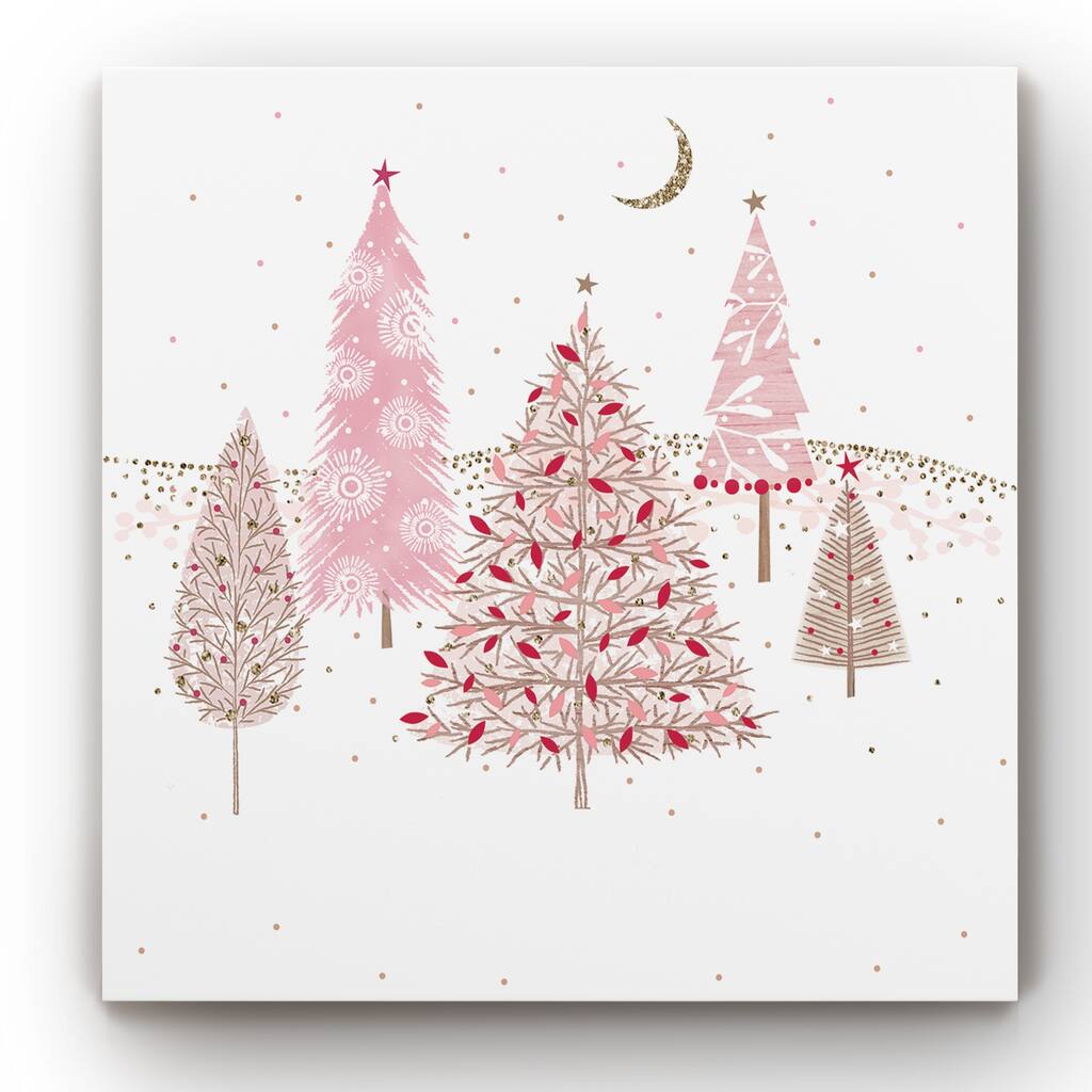 Pretty Pink Trees -Gallery Wrapped Canvas