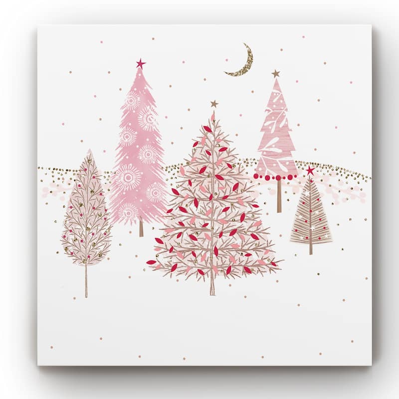 Pretty Pink Trees -Gallery Wrapped Canvas