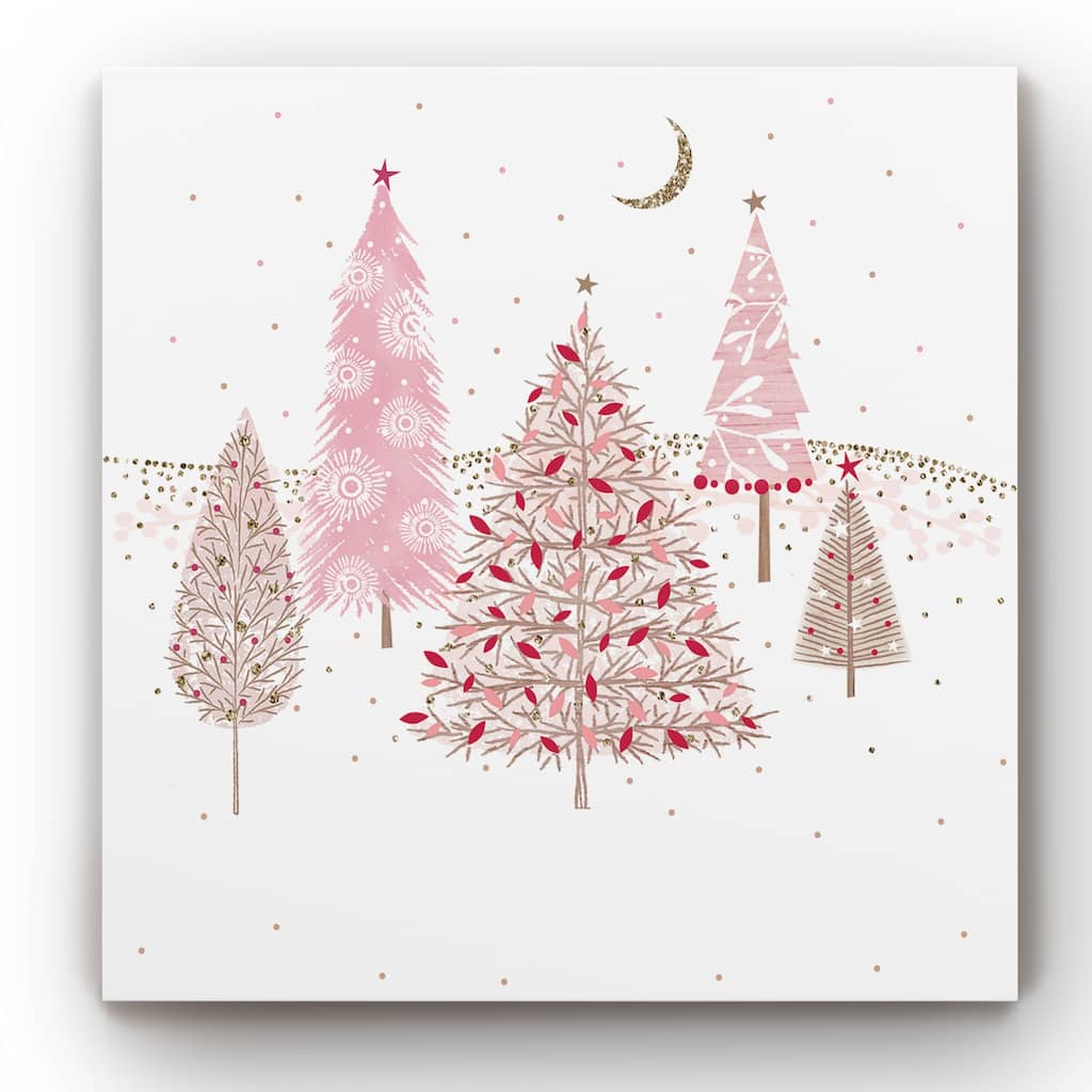 Pretty Pink Trees -Gallery Wrapped Canvas