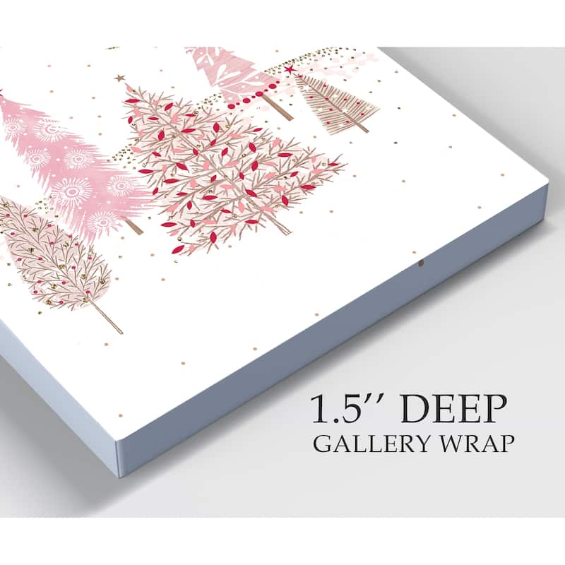Pretty Pink Trees -Gallery Wrapped Canvas