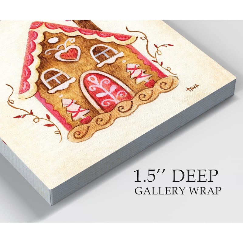 Gingerbread House Iii -gallery Wrapped Canvas - Bed Bath & Beyond 