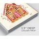 preview thumbnail 2 of 1, Gingerbread House III -Gallery Wrapped Canvas