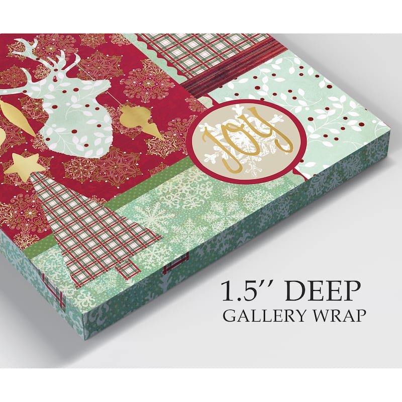 Christmas Pattern -Gallery Wrapped Canvas