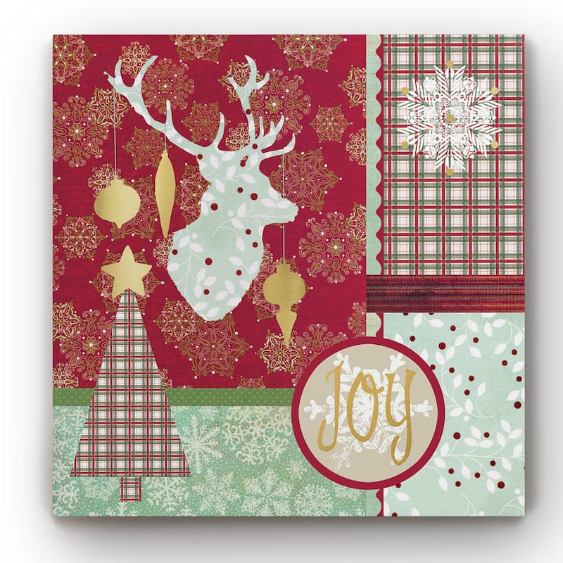 Christmas Pattern -Gallery Wrapped Canvas