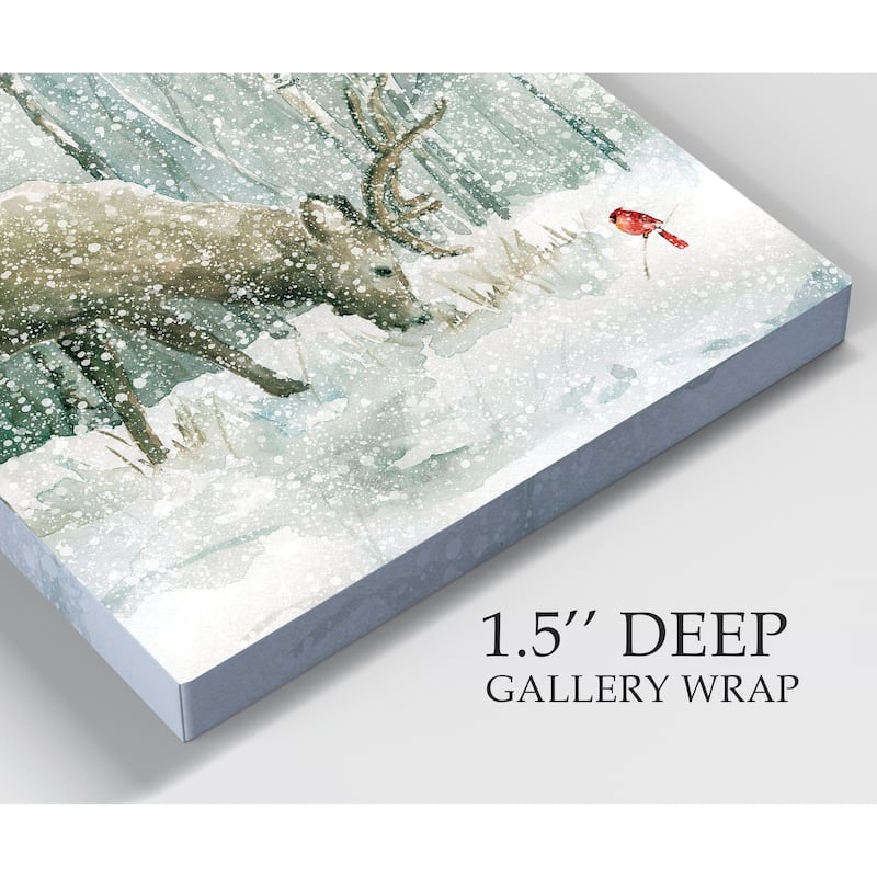 Winter Forest Friends -Gallery Wrapped Canvas
