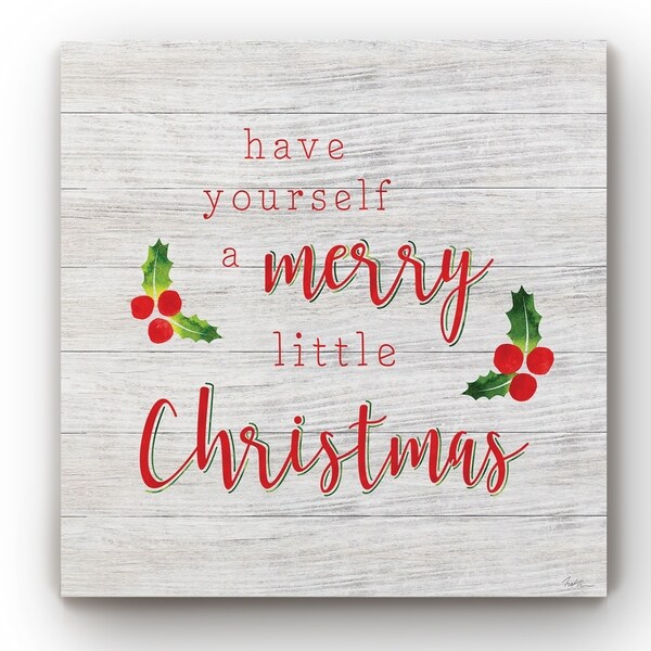 Merry Little Christmas -Gallery Wrapped Canvas
