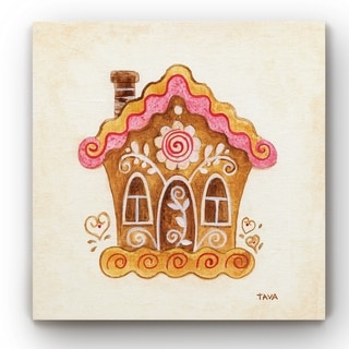 Gingerbread House II  -Gallery Wrapped Canvas
