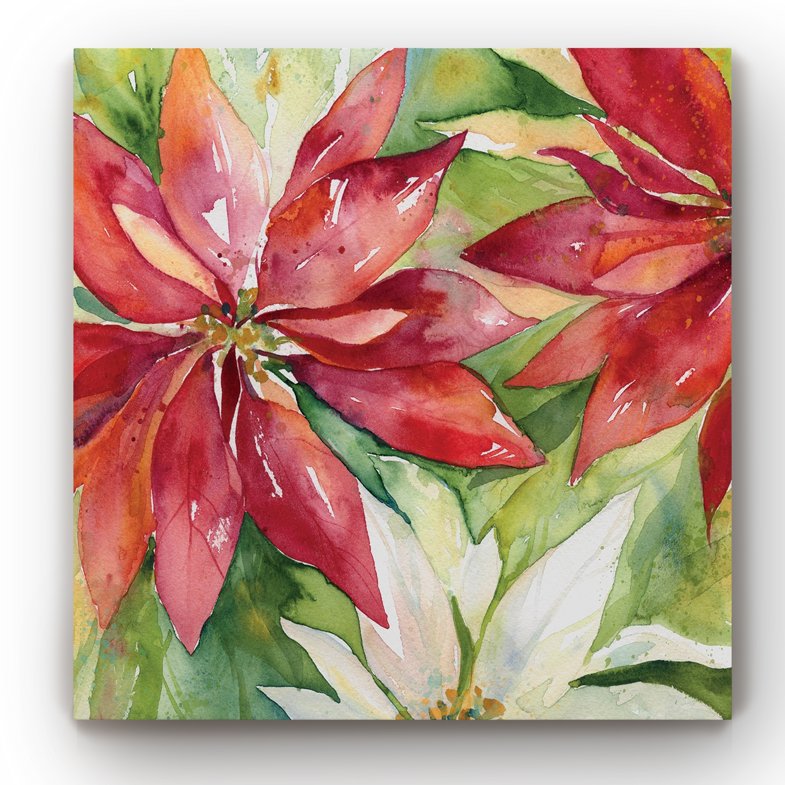 Brusho Poinsettias - WetCanvas: Online Living for Artists