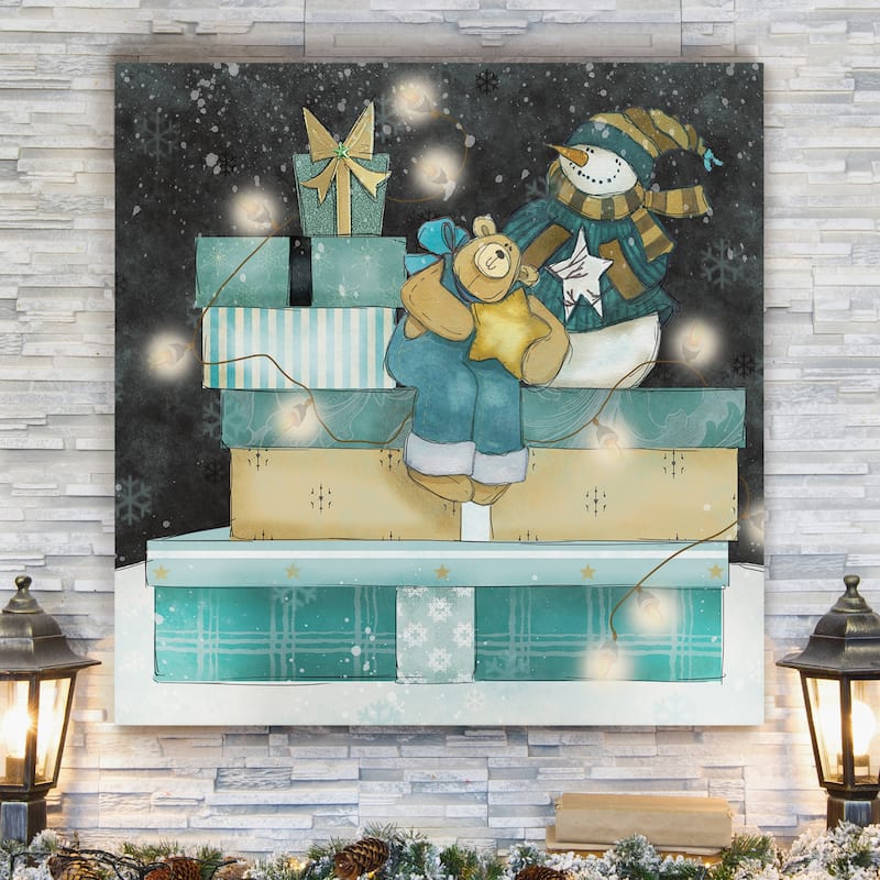Christmas Presents I -Gallery Wrapped Canvas