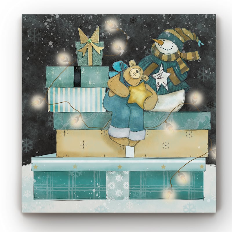 Christmas Presents I -Gallery Wrapped Canvas