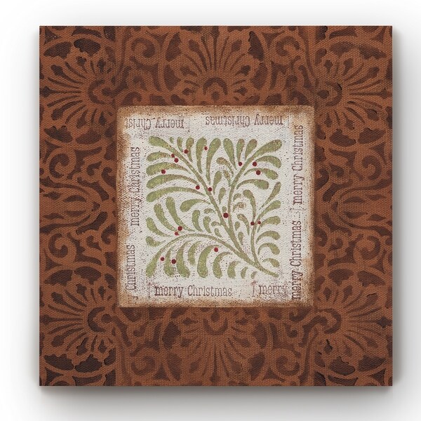 Folk Christmas -Gallery Wrapped Canvas