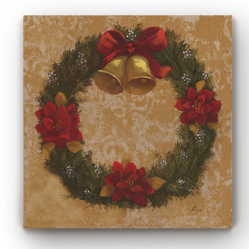 Wreath II -Gallery Wrapped Canvas - 10 x 10