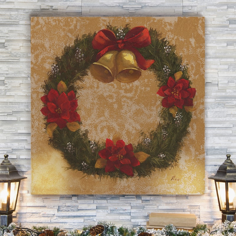 Wreath II -Gallery Wrapped Canvas