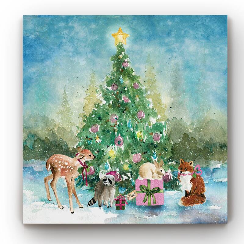 Woodland Christmas -Gallery Wrapped Canvas
