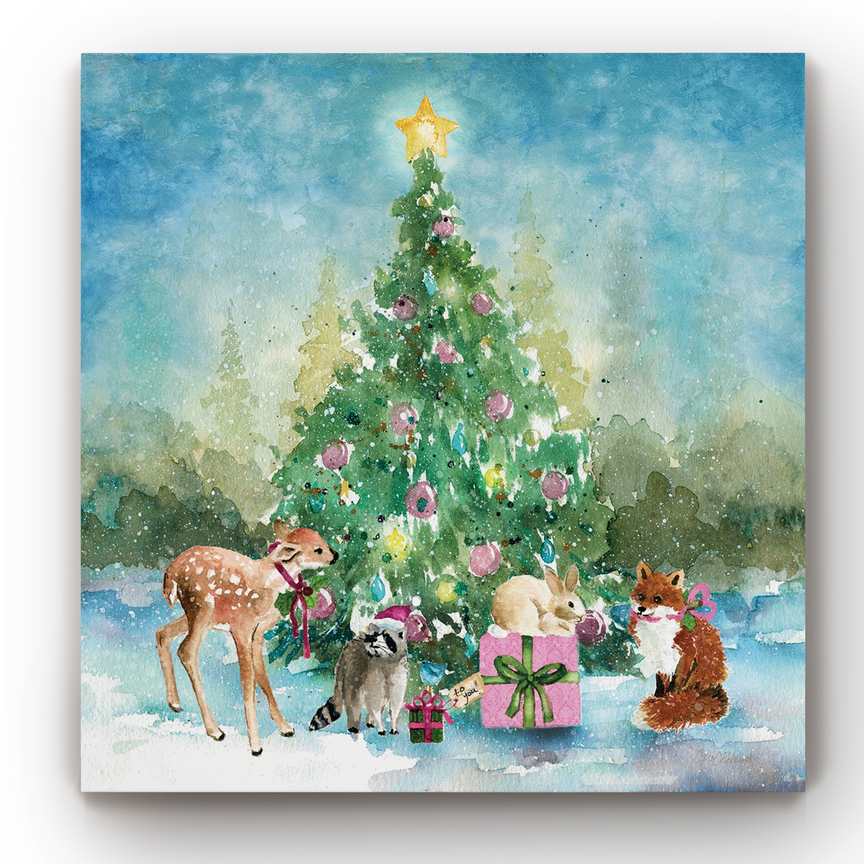 Woodland Christmas -Gallery Wrapped Canvas
