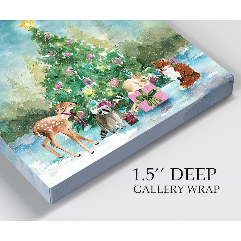Woodland Christmas -Gallery Wrapped Canvas