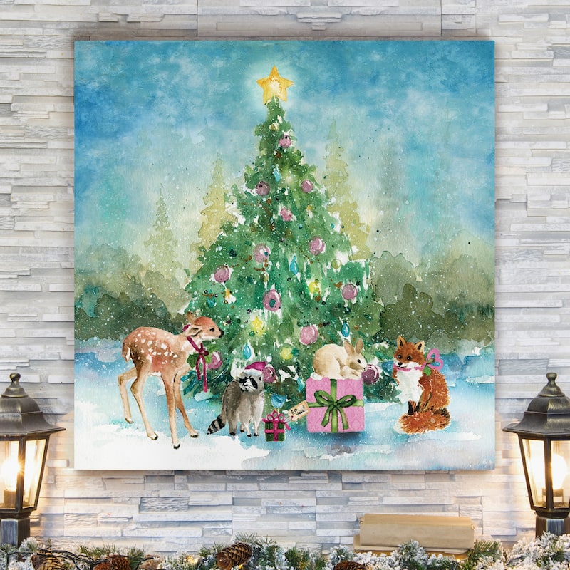 Woodland Christmas -Gallery Wrapped Canvas