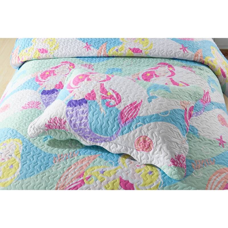 Taylor & Olive Kids Mermaid Bedspread Set