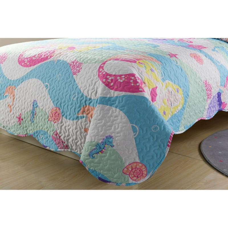 Taylor & Olive Kids Mermaid Bedspread Set