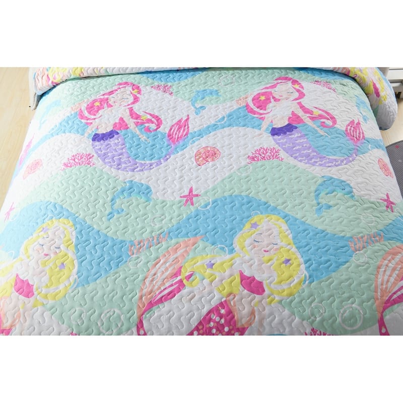 Taylor & Olive Kids Mermaid Bedspread Set