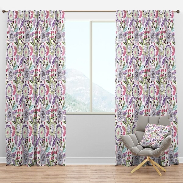 Shop Designart 'Colorful Floral Pattern' Modern ...
