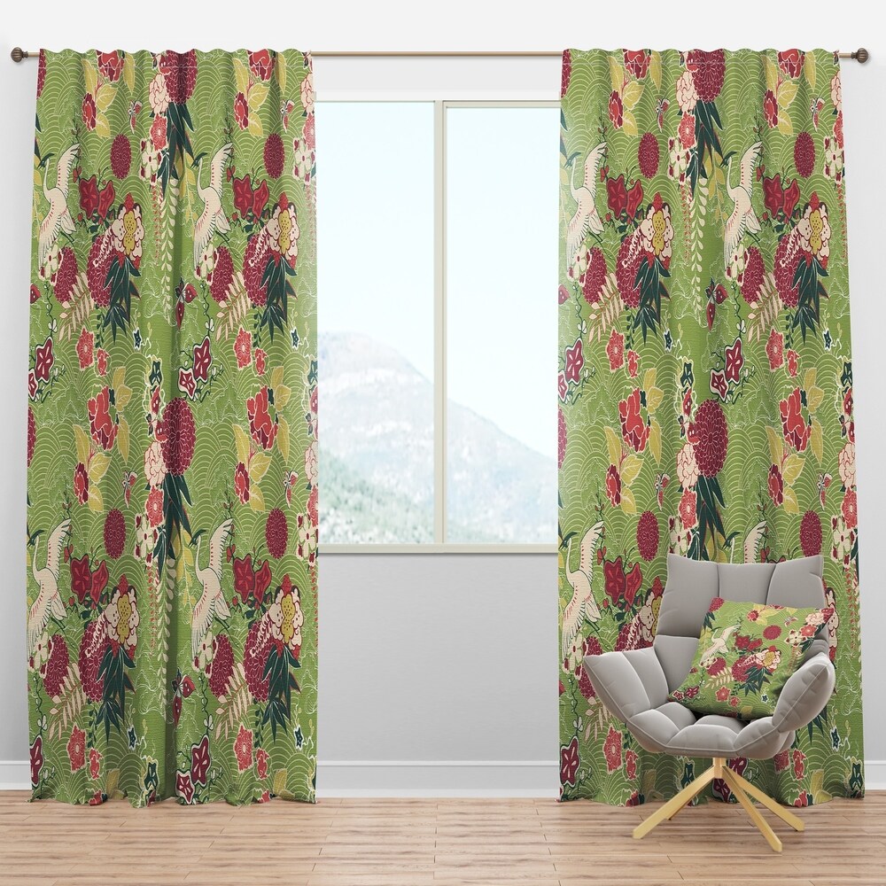 Buy Green Floral Farmhouse Curtains Drapes Online At Overstock