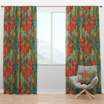 Buy 90 Inches Floral Curtains Drapes Online At Overstock Our