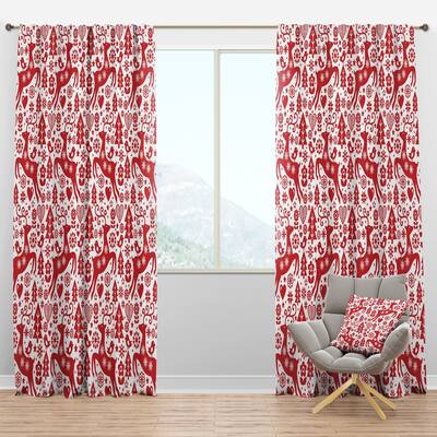 Buy 63 Inches Christmas Curtains Drapes Online At Overstock