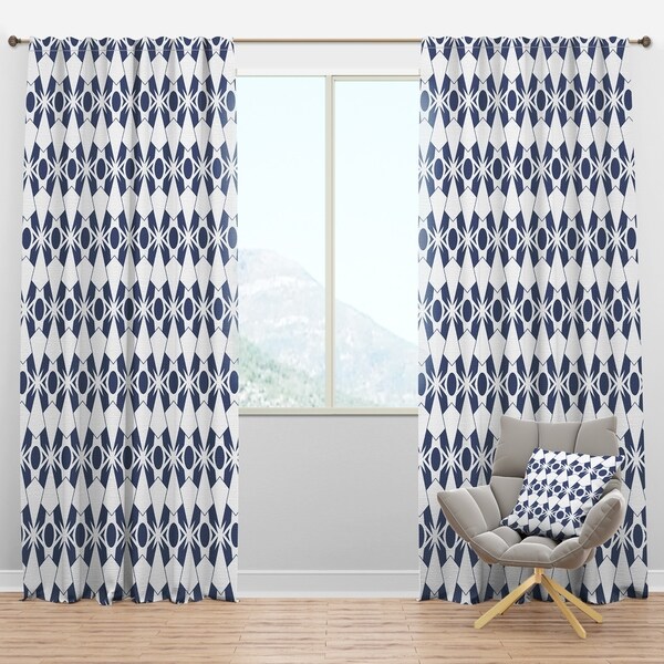 Shop Carson Carrington Tanghult Midcentury Modern Curtain Panels