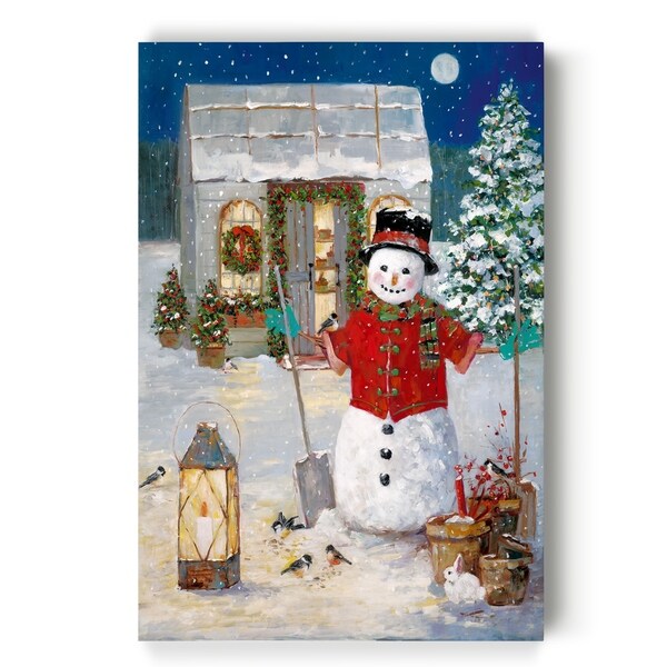 Holiday Garden -Gallery Wrapped Canvas