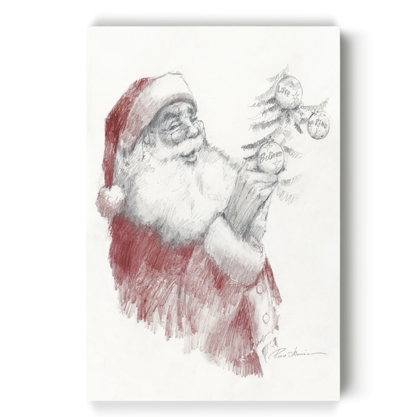 Santa's Touch -Gallery Wrapped Canvas