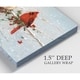 preview thumbnail 2 of 1, Cardinals In Winter -Gallery Wrapped Canvas