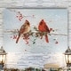preview thumbnail 3 of 1, Cardinals In Winter -Gallery Wrapped Canvas