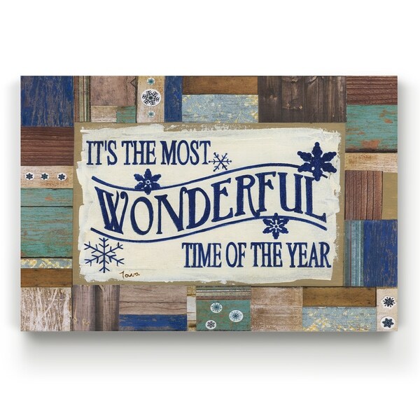 Most Wonderful Time -Gallery Wrapped Canvas