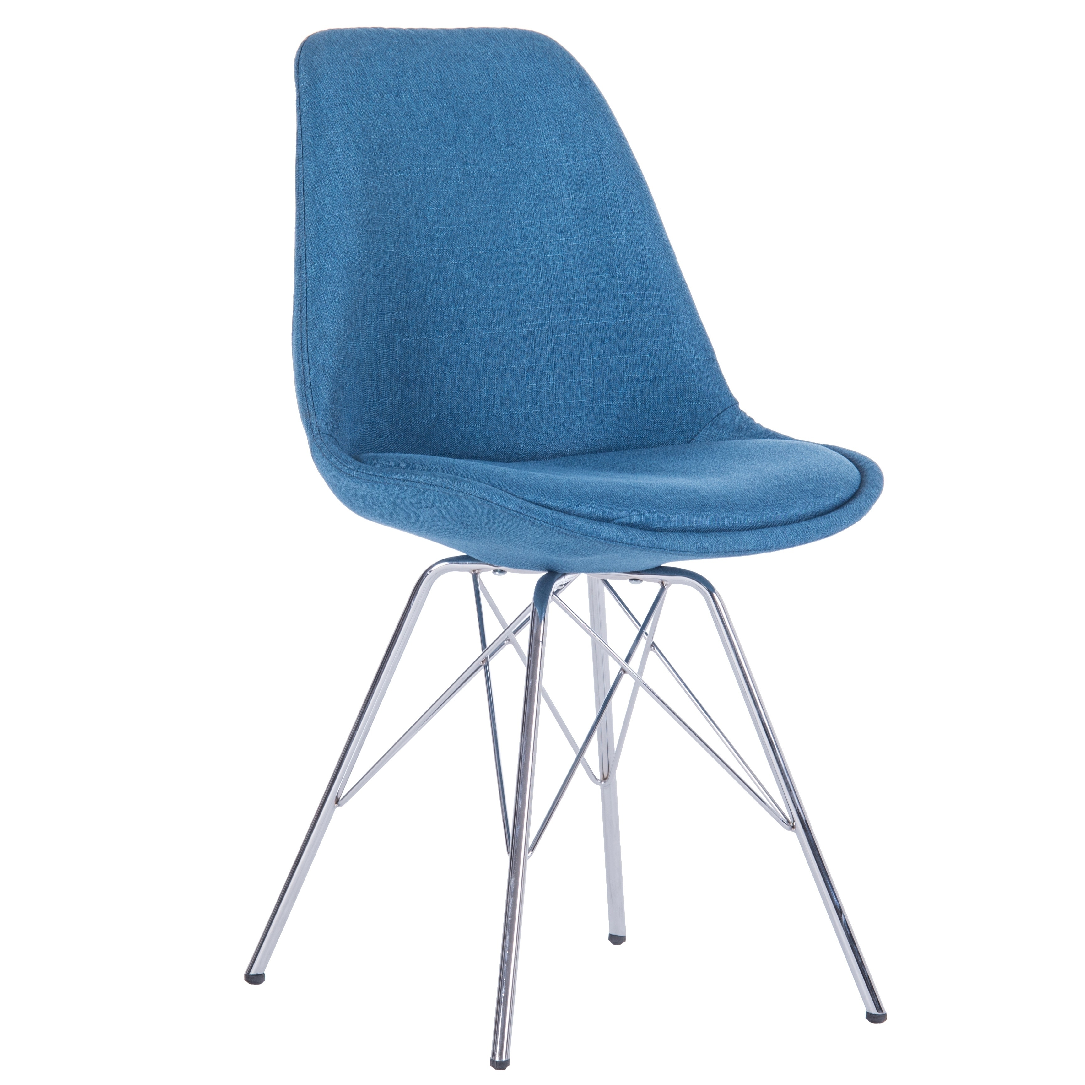 fabric dining chairs with chrome legs