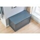 Milton Green Stars Wood Storage Bench - Gray - Thumbnail 4